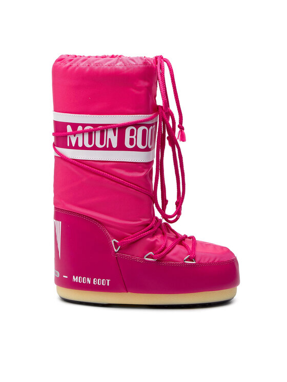Moon Boot Śniegowce Nylon 14004400062 Różowy