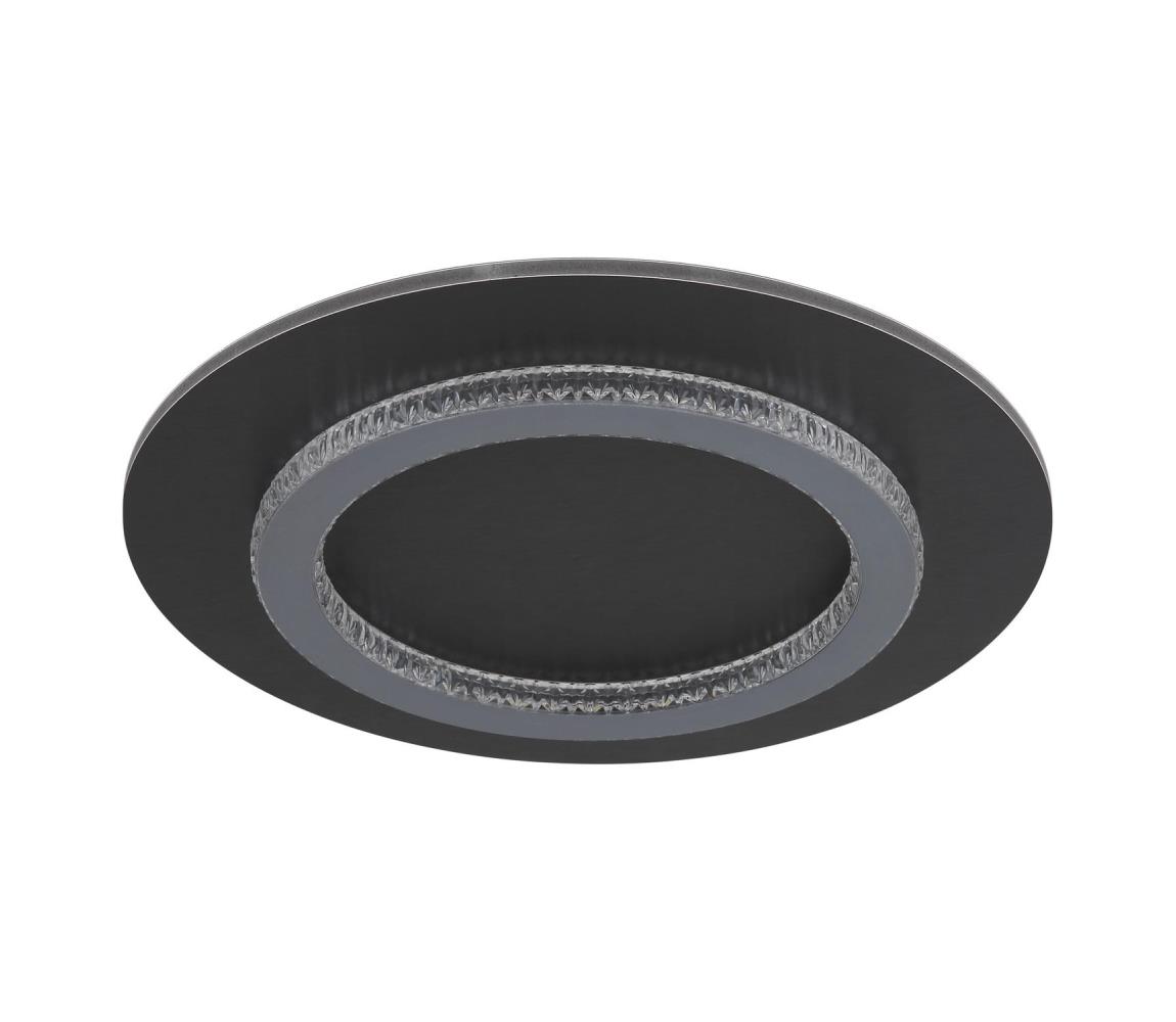 Globo 48042-24A - Plafon sufitowy JAYDEN LED/24W/230V, śr. 35 cm, antracyt