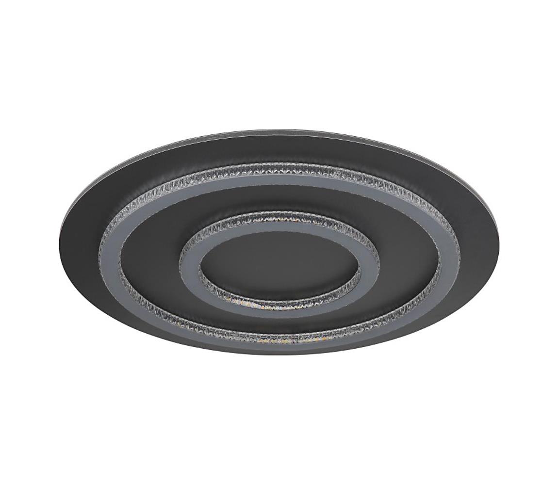 Globo 48042-60A - LED ściemnialna lampa sufitowa JAYDEN 60W/230V śr. 55 cm antracyt + pilot