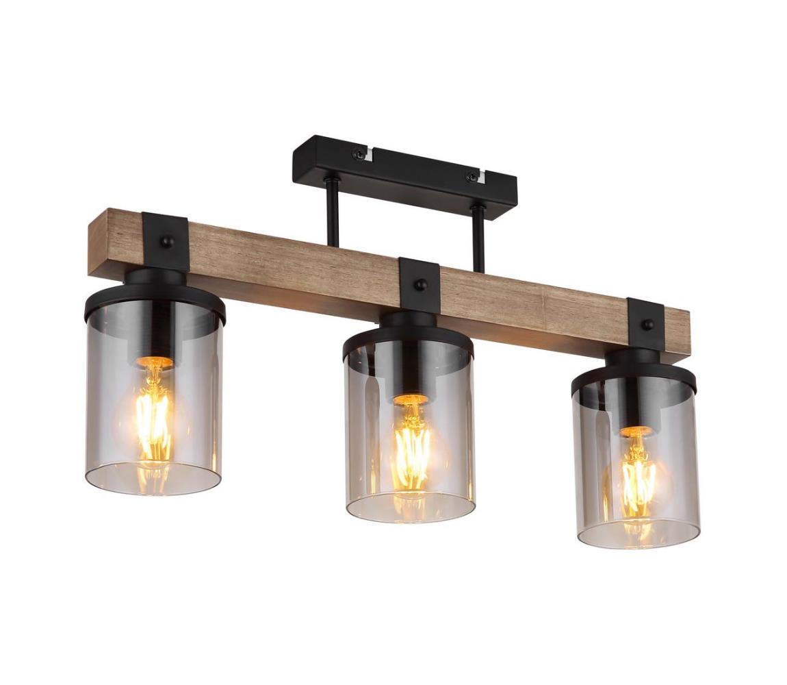 Brilagi - Lampa sufitowa natynkowa VISTA 3xE27/60W/230V dąb