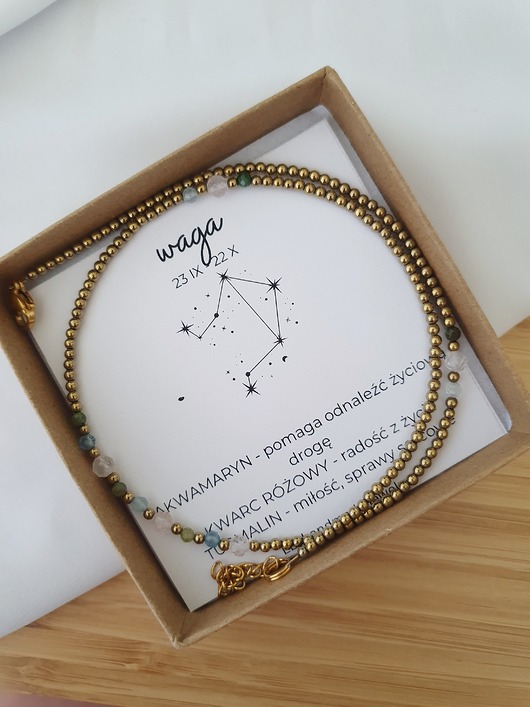 WAGA naszyjnik dla znaku zodiaku