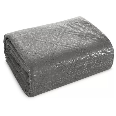 Narzuta EUROFIRANY Luiz 170 x 210 cm Stalowy