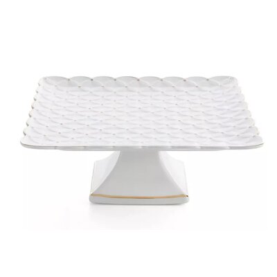 Patera EUROFIRANY Belia 27 x 27 x 10 cm Kremowo-złoty