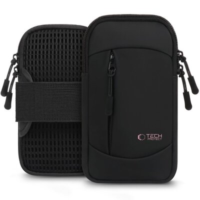 Etui TECH-PROTECT M6 Universal Sport Armband Czarno-różowy