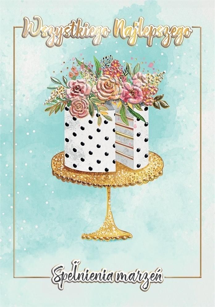 Karnet A5 Tort glamour - artykuł papierniczy