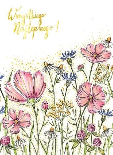 Karnet B6 Kwiaty polne - artykuł papierniczy