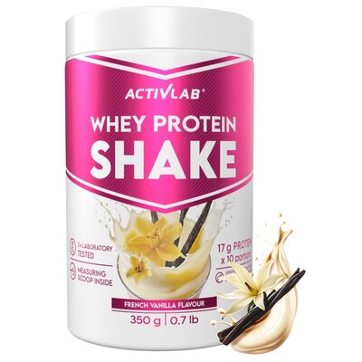Odżywka białkowa ACTIVLAB Whey Protein Shake Francuska Wanilia (350 g) Bez cukru