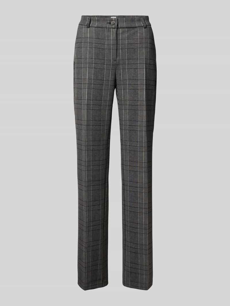 Spodnie materiałowe o kroju slim fit z dodatkiem wiskozy model ‘Maine’