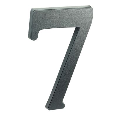 Cyfra 7, 19 cm tworzywo sztuczne czarna