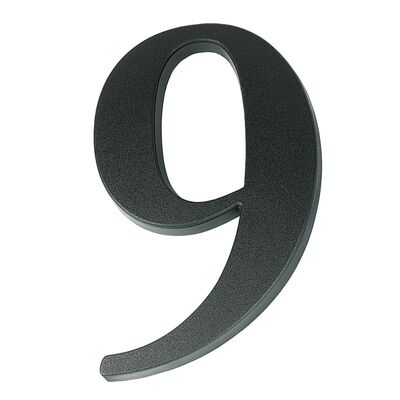 Cyfra 6/9, 19 cm tworzywo sztuczne czarna
