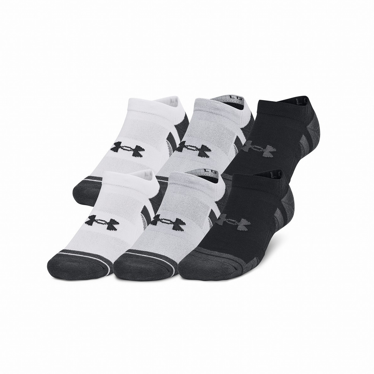 Zestaw skarpetek Under Armour Unisex Perf Tech 6Pk Ns Rozmiar skarpet: 47,5 - 50,5 / Kolor: szary/czarny