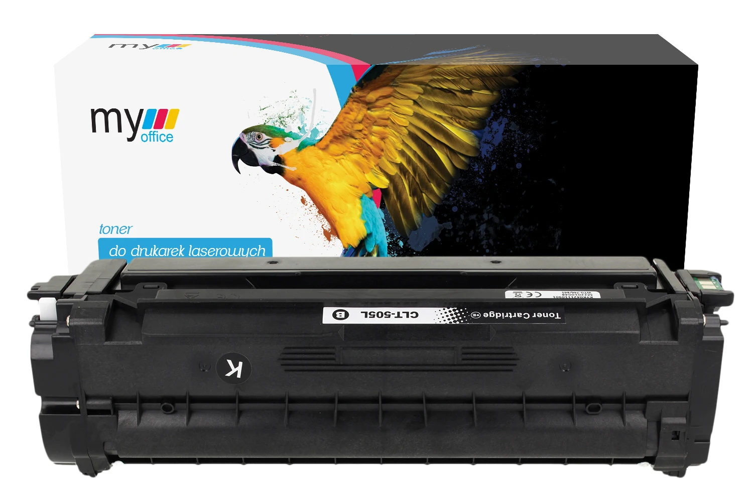 Toner CLT-K505L (SU168A) BK do Samsung certyfikowany zamiennik marki My Office z dożywotnią gwarancją
