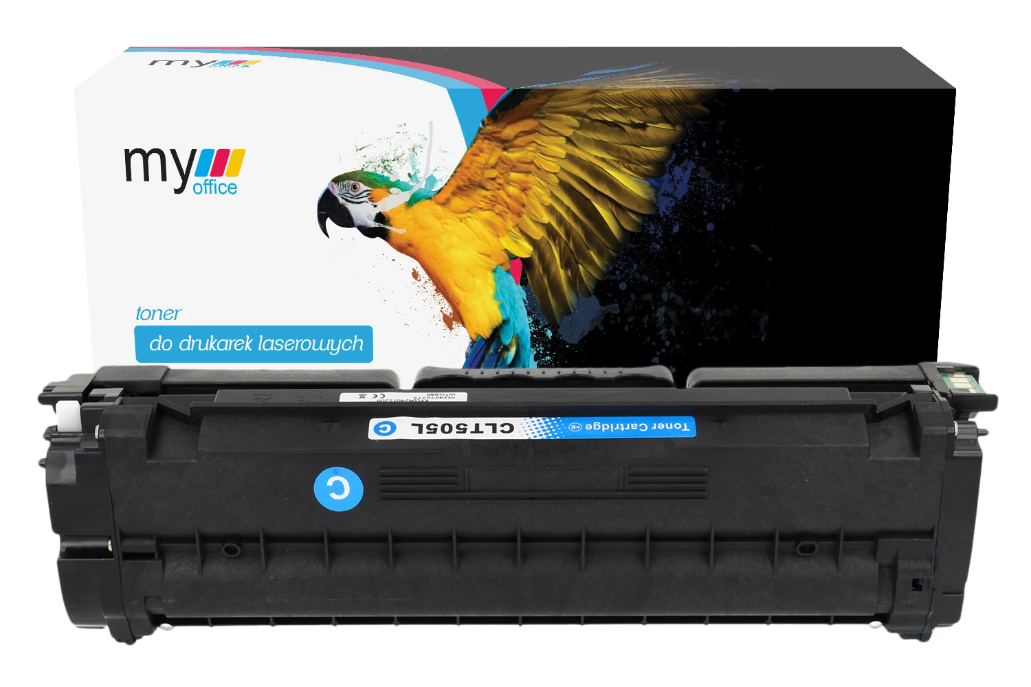Toner CLT-C505L (SU035A) C do Samsung certyfikowany zamiennik marki My Office z dożywotnią gwarancją