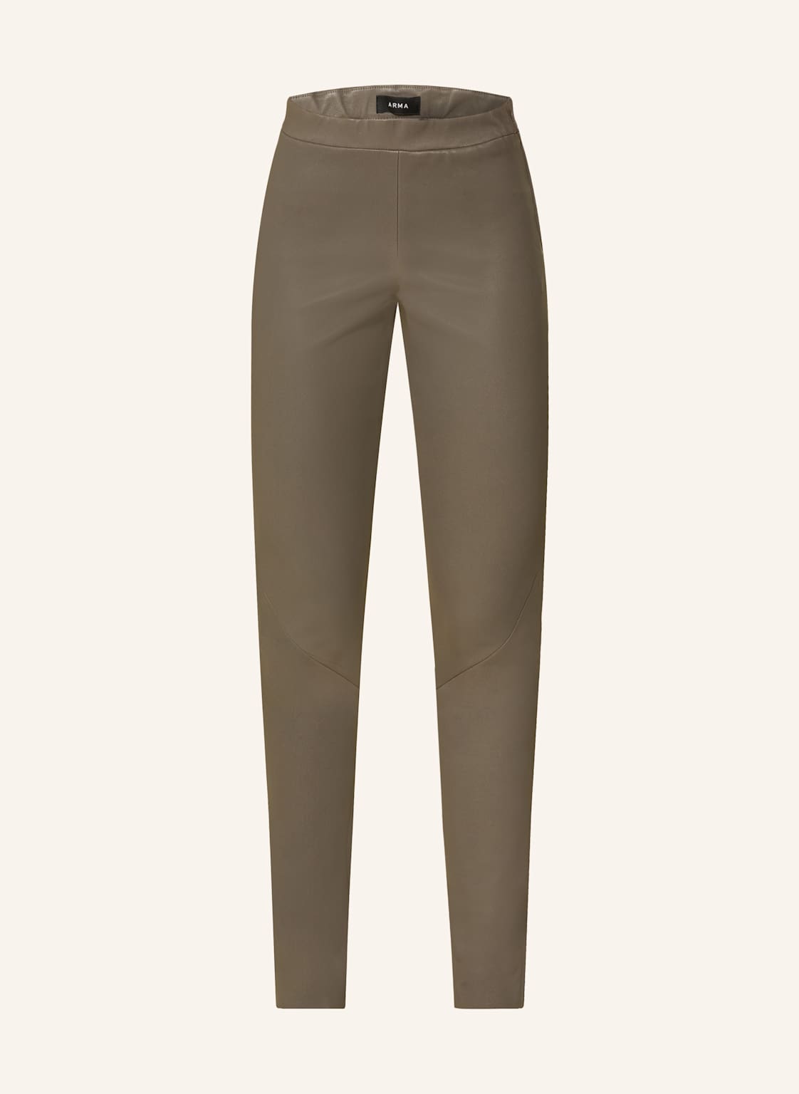 Arma Legginsy Skórzane Roche beige