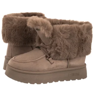 Śniegowce Beżowe SS274114 (BI622-a) Big Star