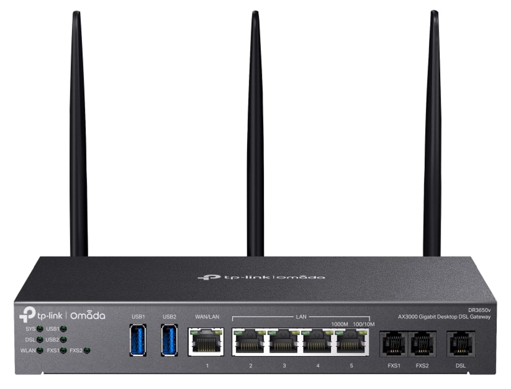 TP-Link Omada DR3220v-4G router bezprzewodowy Gigabit Ethernet Dual-band (2.4 GHz/5 GHz) Czarny