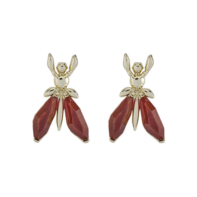 Kolczyki Patrizia Pepe CJ9340 M006 M536 Bordowy