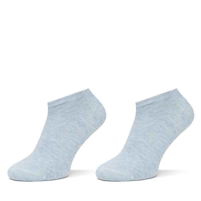 Zestaw 2 par niskich skarpet damskich Tommy Hilfiger 343024001 Niebieski