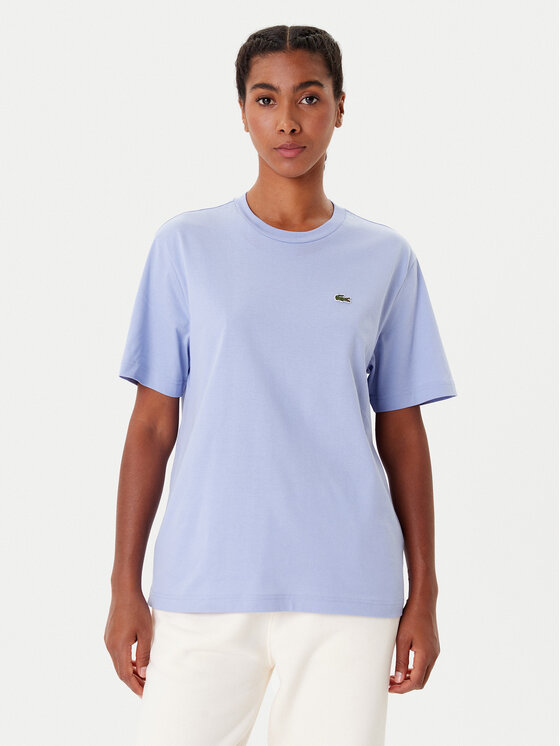 Lacoste T-Shirt TF7215 Błękitny Regular Fit