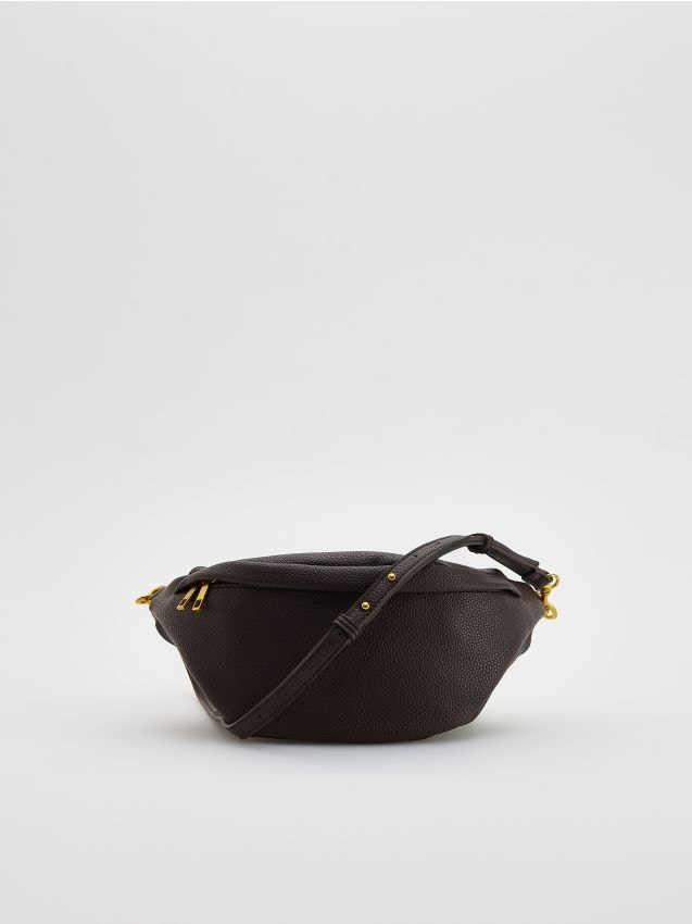 Reserved - Saszetka crossbody - brązowy