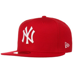 Czapka 59Fifty MLB Basic NY by New Era, czerwony, 7 1/2 (59,6 cm)