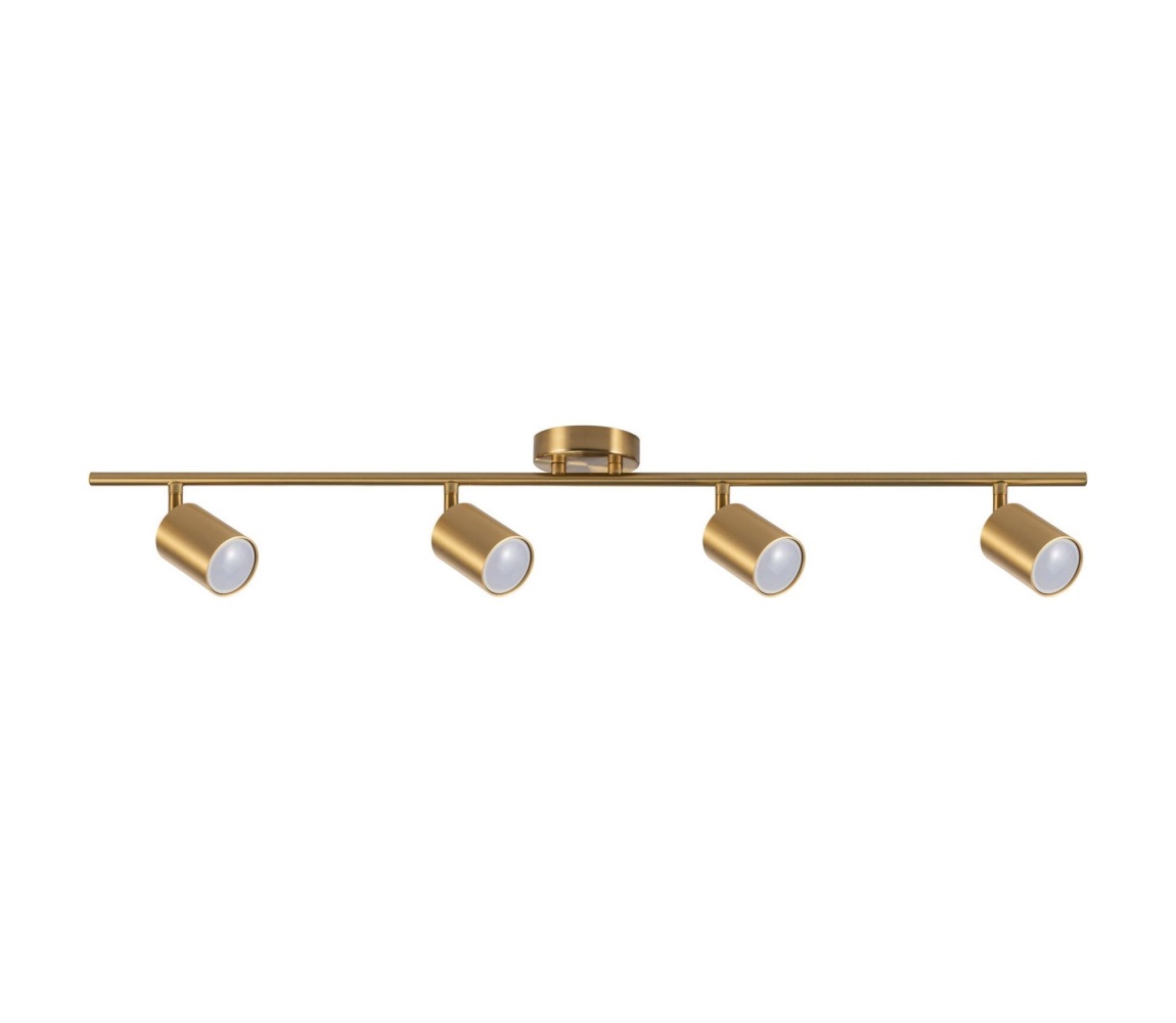 Ściemnialna oprawa punktowa LED RGBW GOLDI 4xGU10/6,5W/230V złota