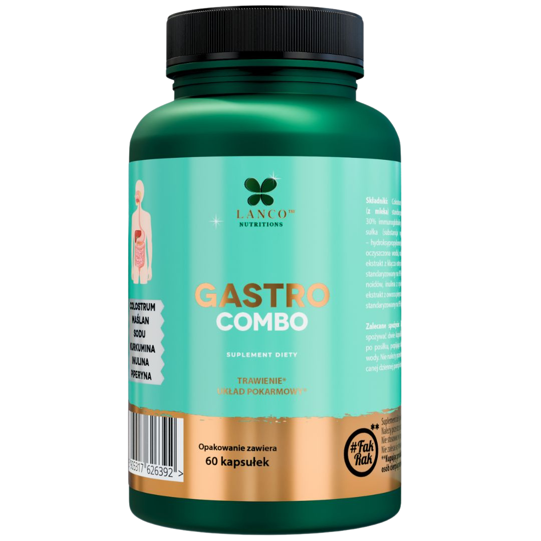 Lanco Nutritions Gastro Combo, 60 kapsułek