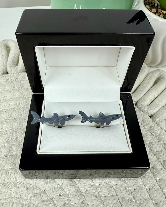 SPINKI DO MANKIETÓW koszuli mankietu rekin