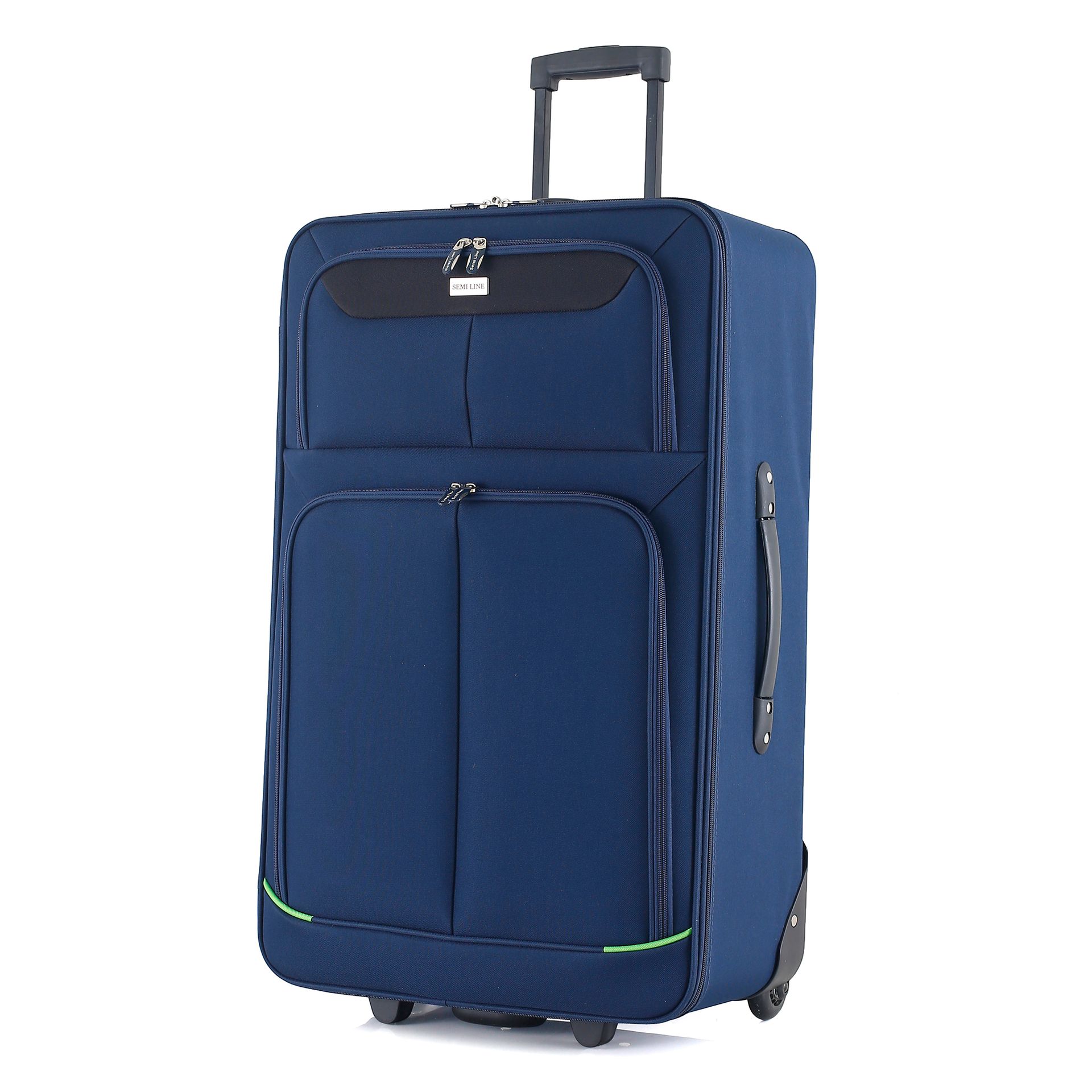 Walizka Semi Line T5755-3 - 70,5x45x23 cm granatowa