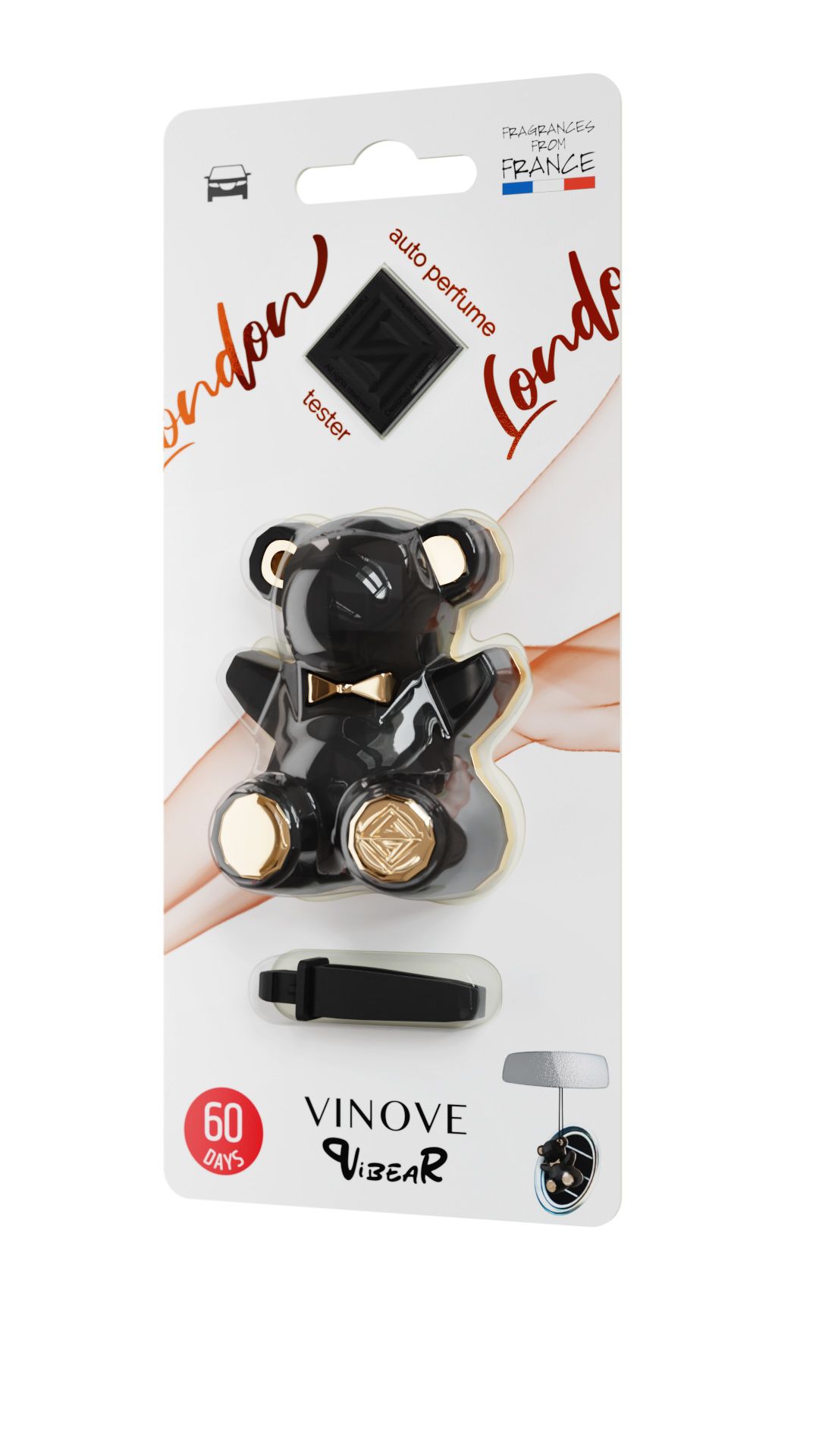 Zapach samochodowy Vibear - London