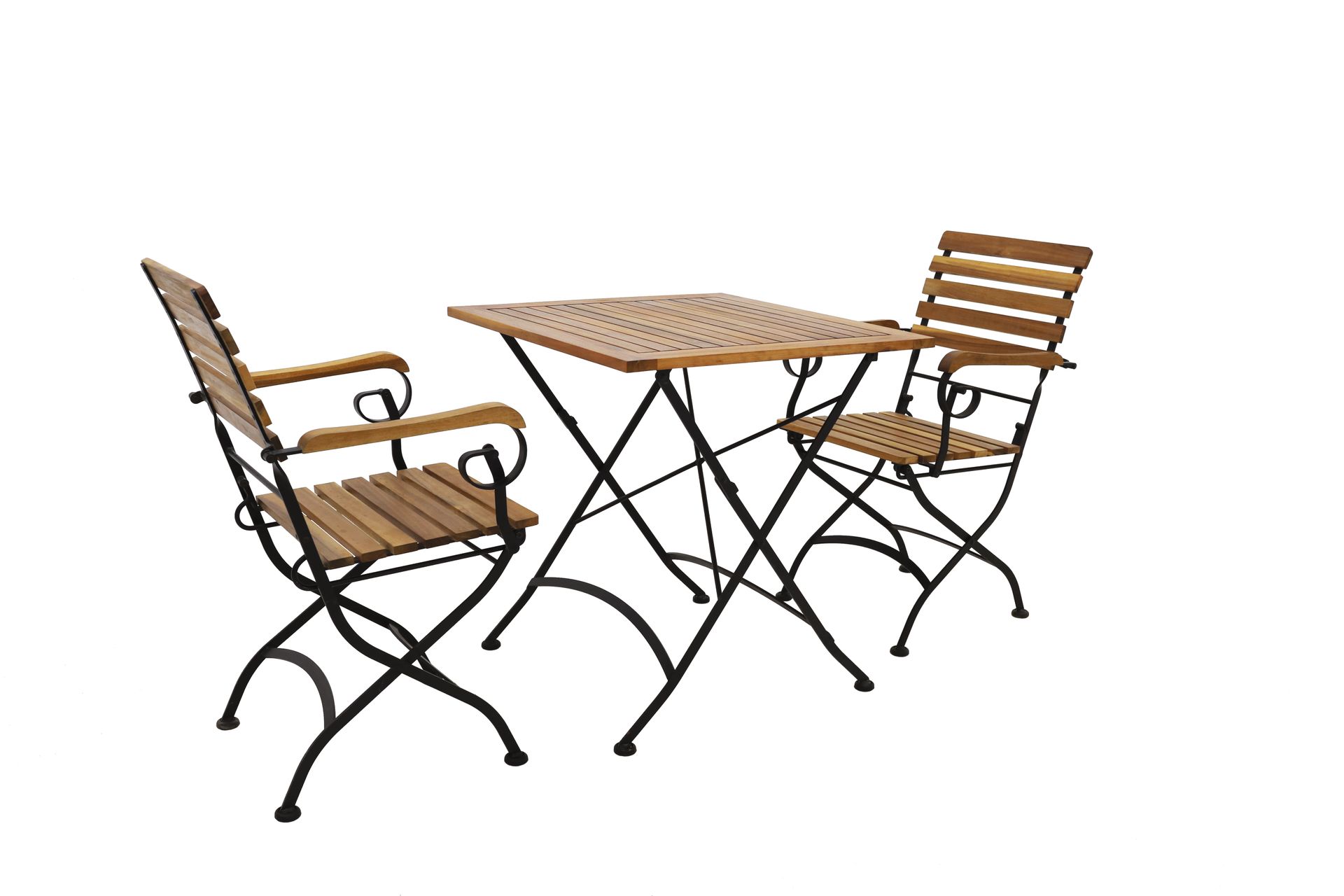 Zestaw krzeseł składanych + stół