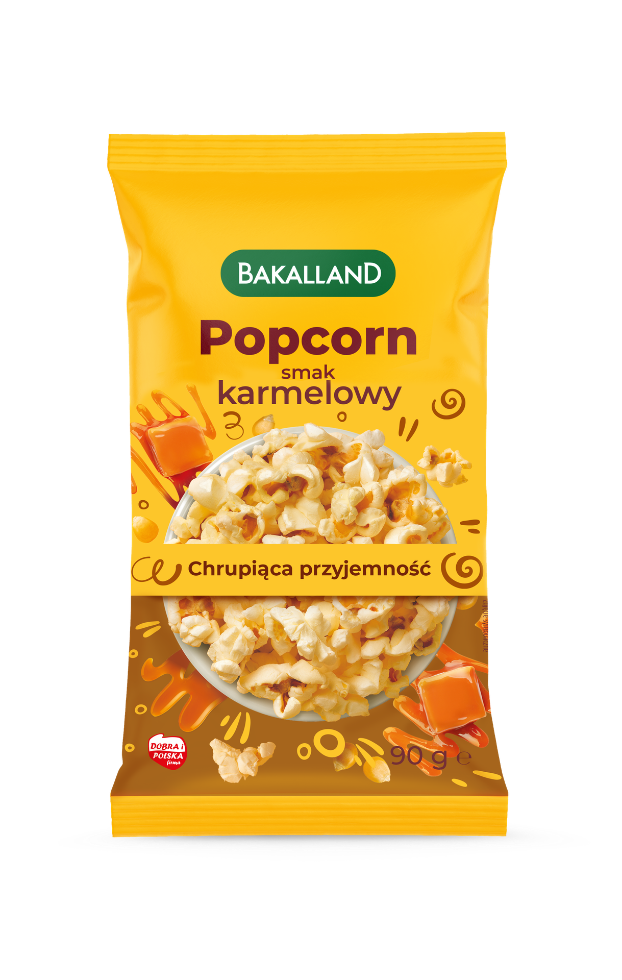 Bakalland Popcorn smak karmelowy 90g