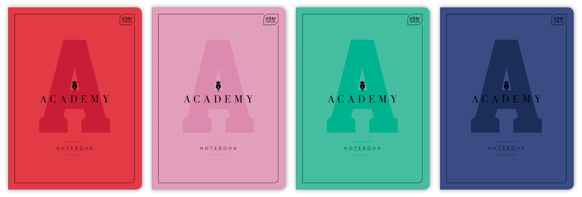 Zeszyt A5 32 kartki linia M 90g ACADEMY HYBRID