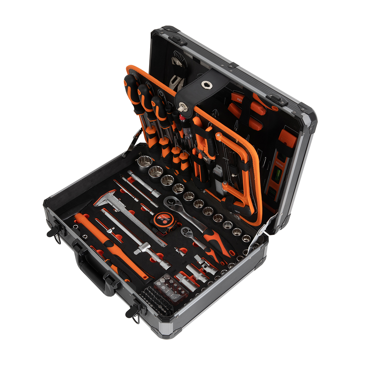 Zestaw 161 narzędzi w obudowie aluminiowej