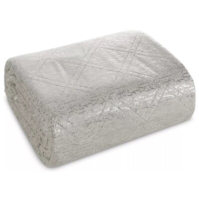 Narzuta EUROFIRANY Luiz 220 x 240 cm Srebrny