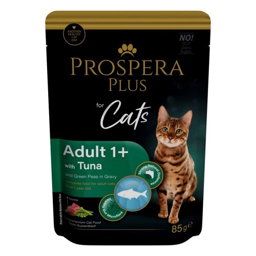 PROSPERA Plus Saszetka Adult 1+, Tuńczyk, Groszek 85g (1513-10102)