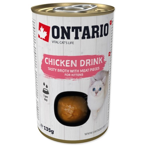 ONTARIO Kitten Drink Chicken 135g (213-55303)
