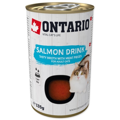 ONTARIO Cat Drink Salmon 135g (213-55713)