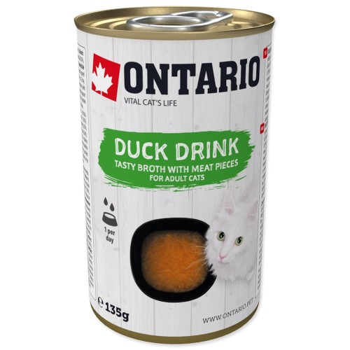 ONTARIO Cat Drink Duck 135g (213-55913)