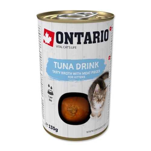 ONTARIO Kitten Drink z tuńczykiem 135g drink dla kota (213-55308)