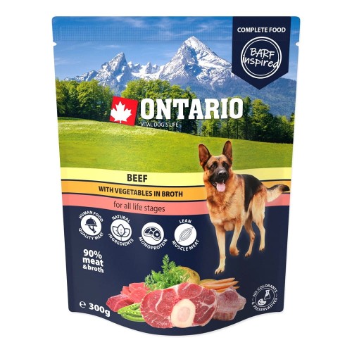 ONTARIO Saszetka Wołowina z warzywami w bulionie 300g (214-3303)