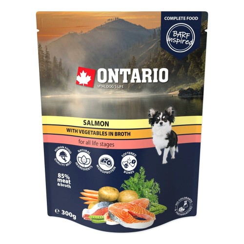 ONTARIO Saszetka Łosoś z warzywami w bulionie 300g (214-3398)