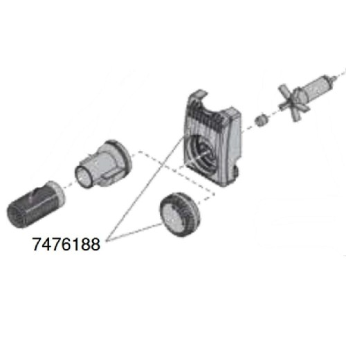 EHEIM obudowa pompy z regulatorem mocy do compactON 1000 (7476188)