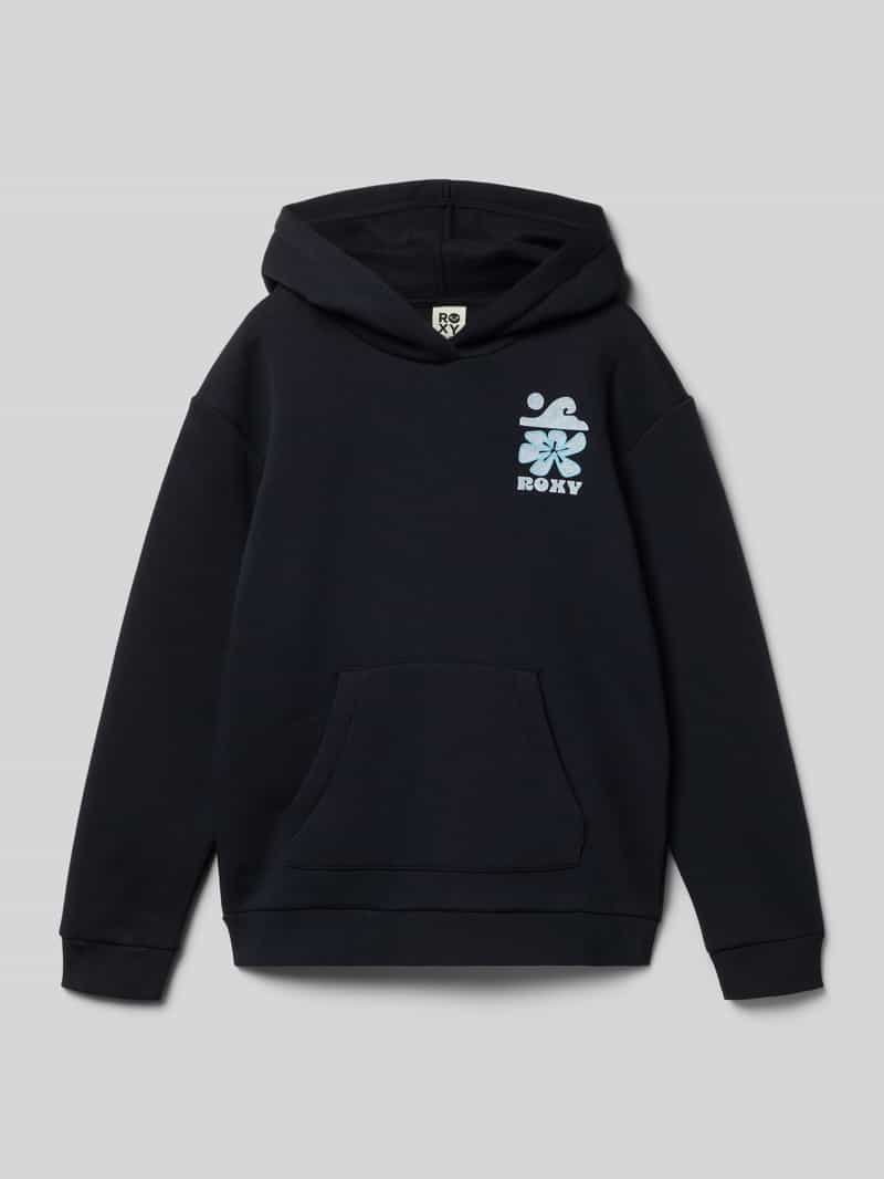 Bluza o kroju regular fit z kapturem i nadrukiem z logo model ‘Brush’