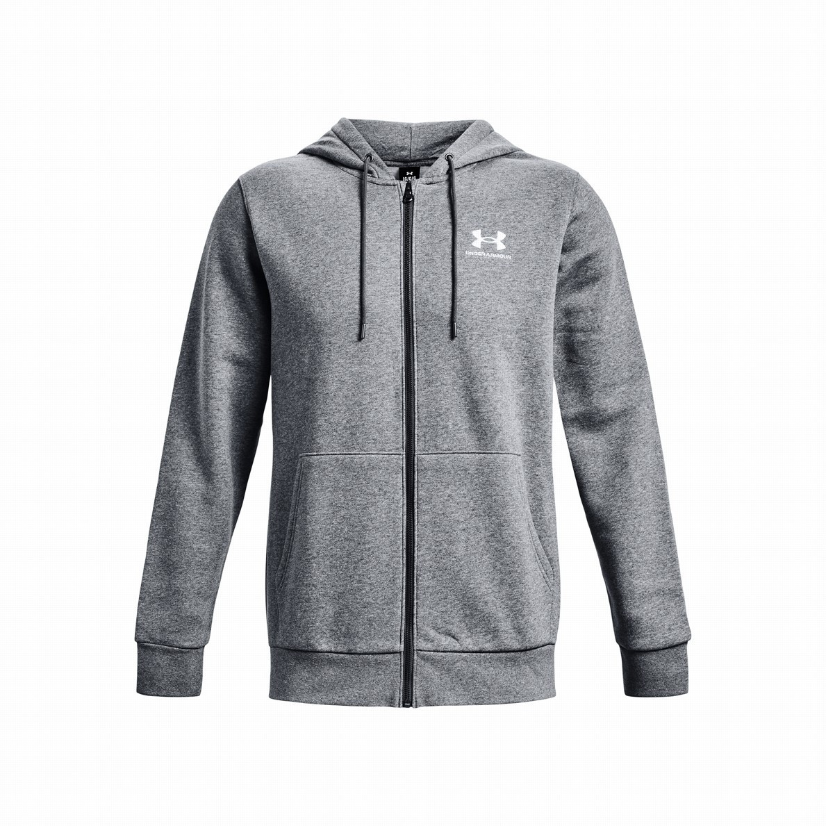 Męska bluza Under Armour Essential Fleece FZ Hood Rozmiar: M / Kolor: szary/biały