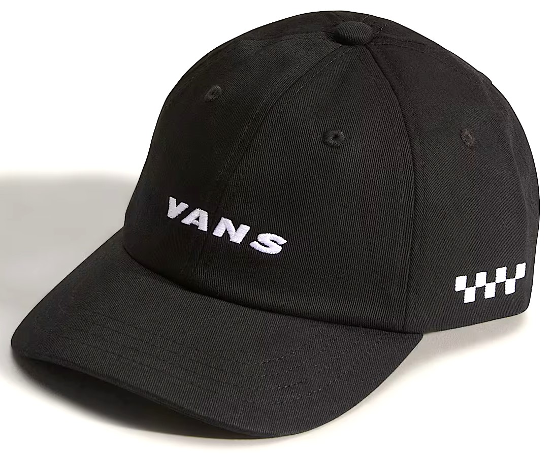 czapka ęca VANS CHECK SIDE CURVED BILL BLACK