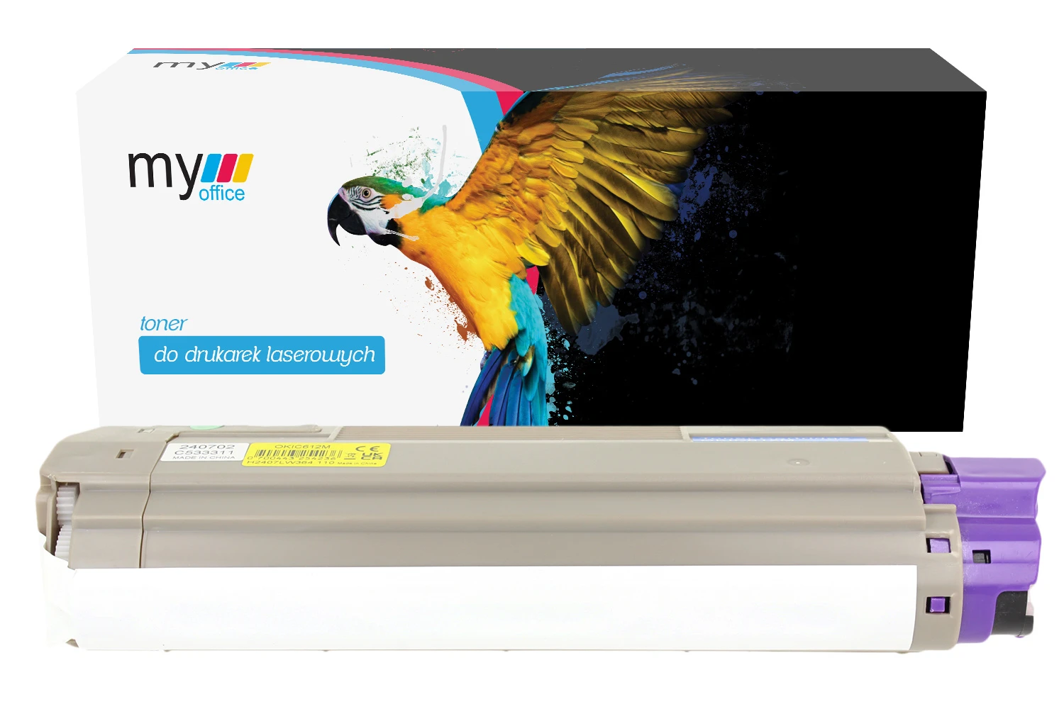 Toner 46507506 M (C612) do Oki certyfikowany zamiennik marki My Office z dożywotnią gwarancją