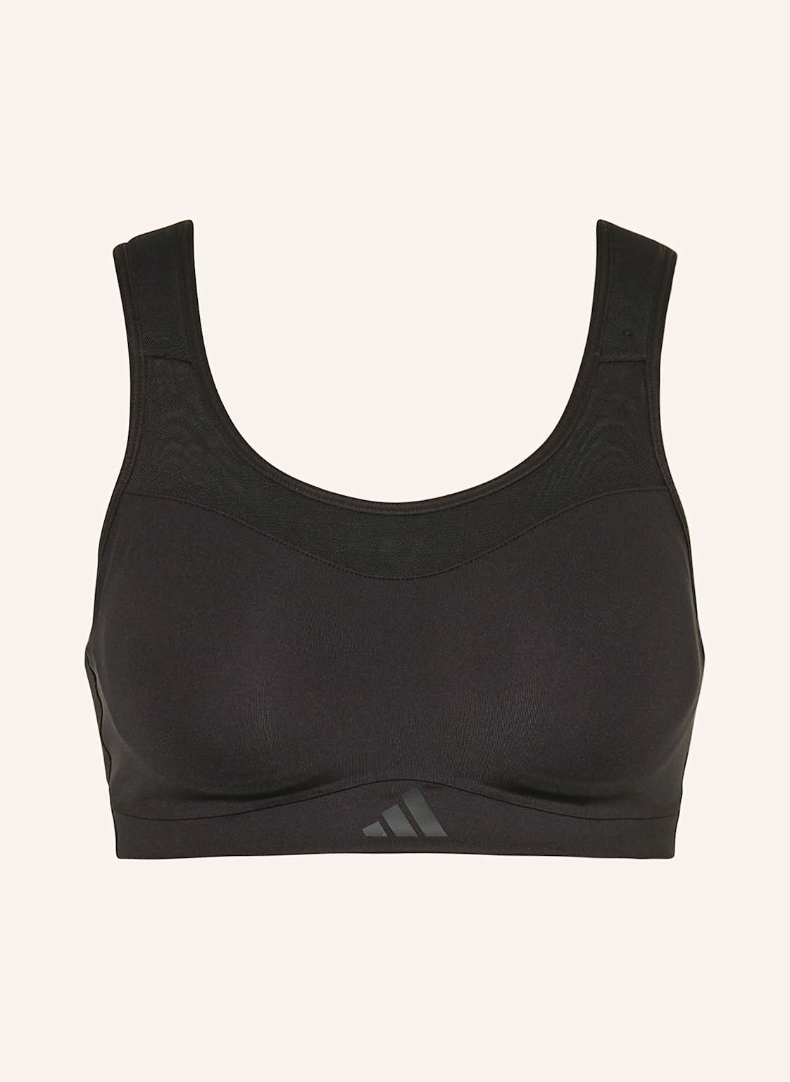 Adidas Biustonosz Sportowy Tlrd Impact Training Z Siateczką schwarz