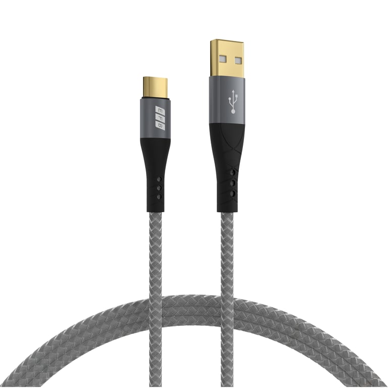 EFB Elektronik USB-AC-00004 kabel USB USB 2.0 3 m USB A USB C Czarny, Szary