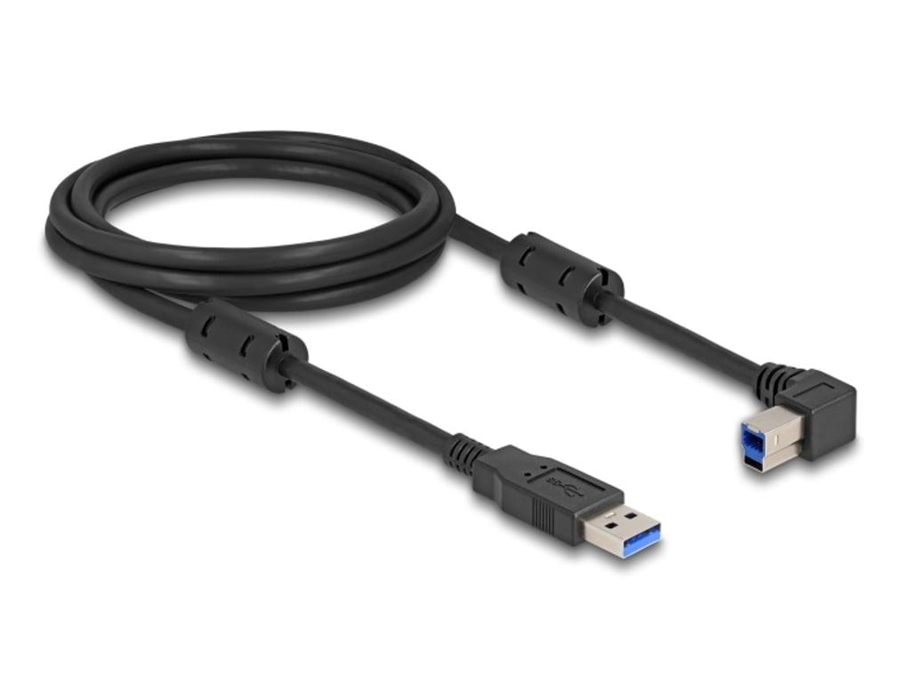 DeLOCK Kabel USB 5 Gbps Typ-A męski na Typ-B męski 90° zagięty w lewo 2 m